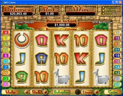 Play Incan Goddess Slots Machine Online